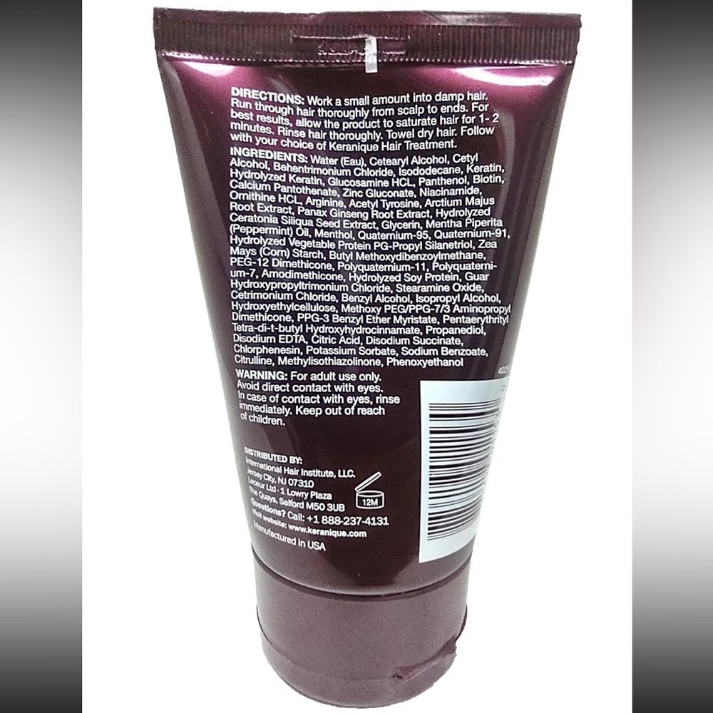 Keranique Volumizing Keratin Conditioner Lot of 2 3.4 Oz Each New SEALED - Picture 2 of 2